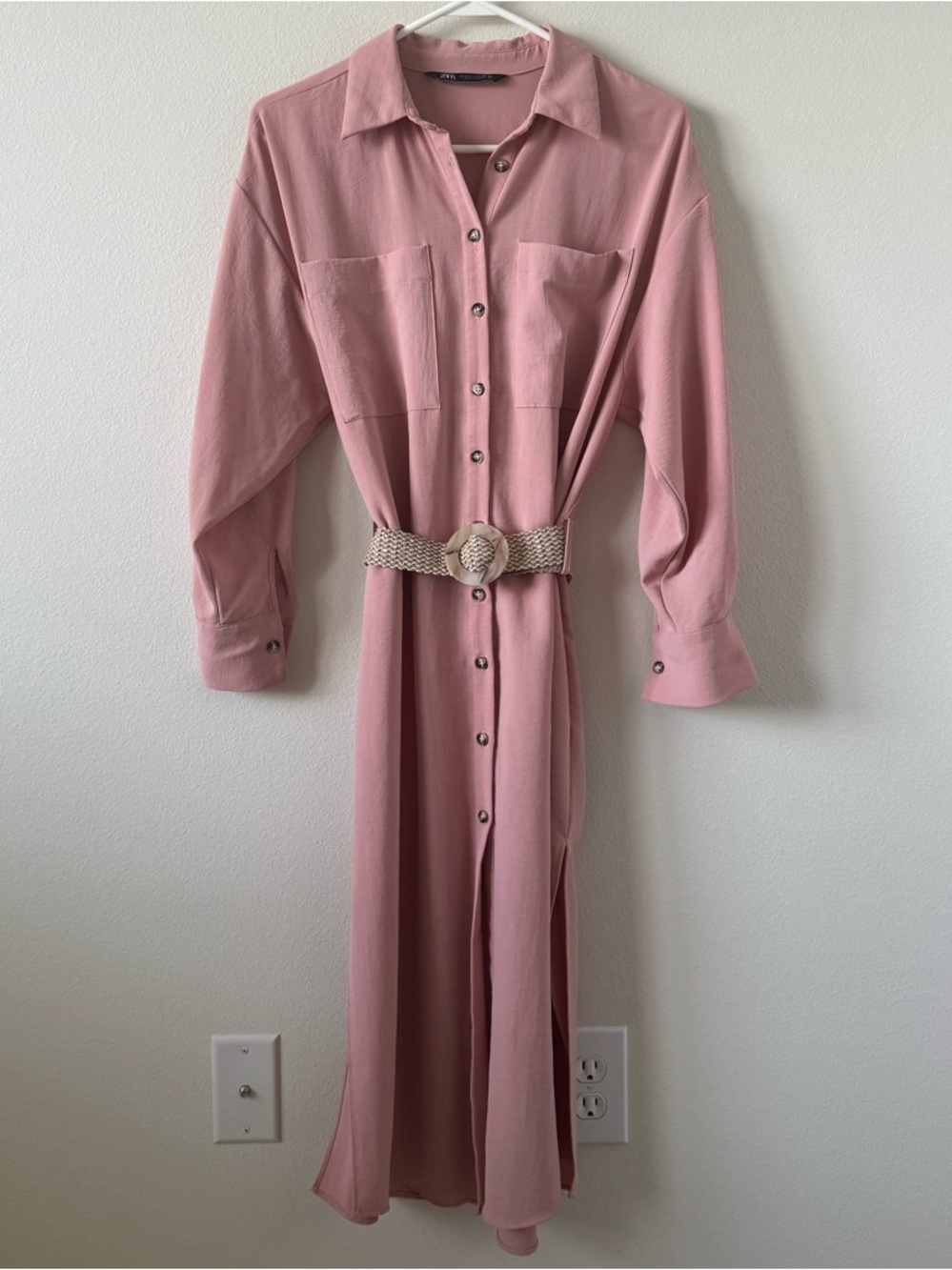 Zara belted dress